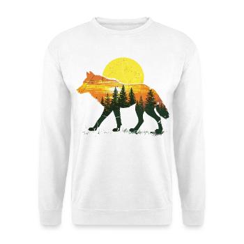 Wolf, Forest, Nature, Wilderness, Outdoor, Animal - Unisex Sweatshirt - white - Front