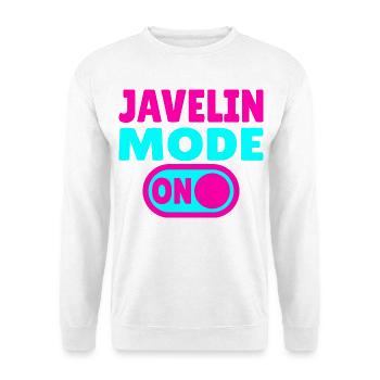 Mode Javelot ACTIVÉ - Lancer de Javelot - Sweat-shirt Unisexe - blanc - Devant