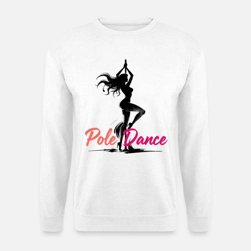 Pole Dance Pole Dancer Aesthetic Gift - Unisex Sweatshirt - white