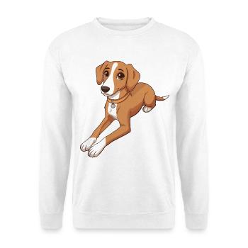 Podenco Hund Hunderasse Hundebesitzer Haustier - Unisex Pullover - Weiß - Vorne