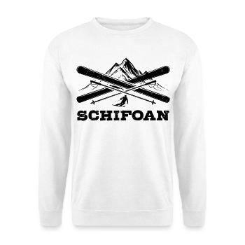 Schifoan | Après ski, winter sports, ski holidays - Unisex Sweatshirt - white - Front