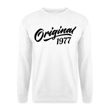 Vintage 1977 Jubiläum 1977 Original 1977 - Unisex Pullover - Weiß - Vorne