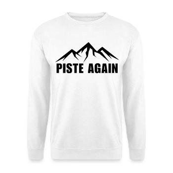 WIEDER PIE. SKI. SKI-WINDESPORT - Unisex Pullover - Weiß - Vorne