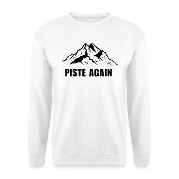 WIEDER PIE. SKI. SKI-WINDESPORT - Unisex Pullover - Weiß - Vorne