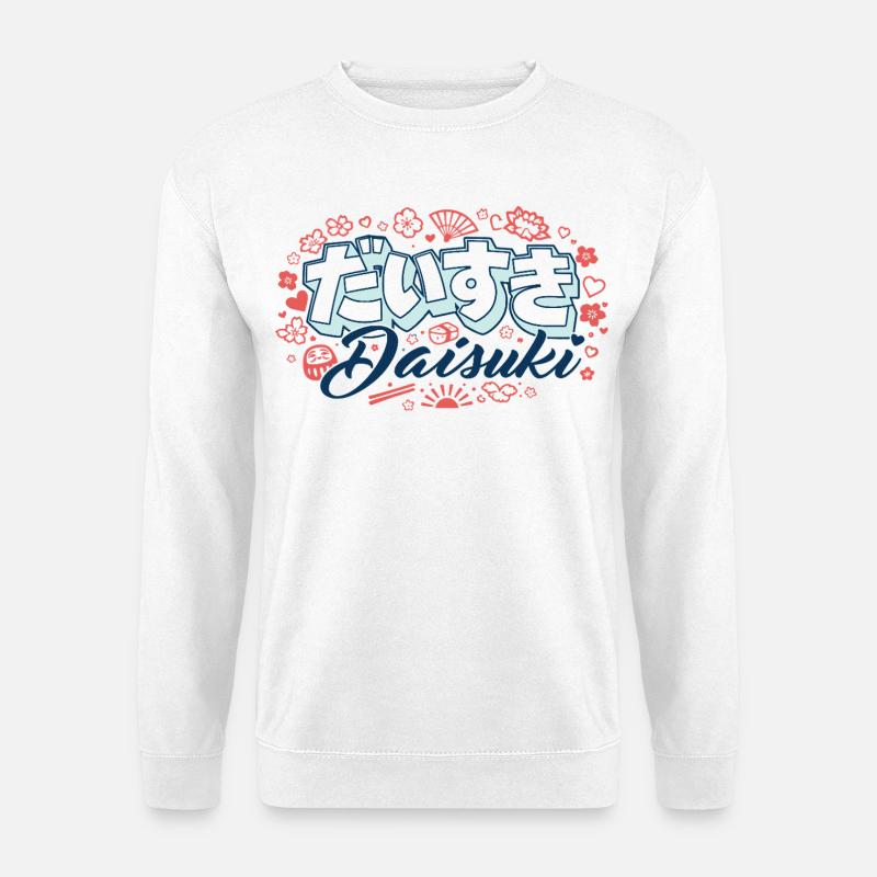 Daisuki - Unisex Pullover - Weiß
