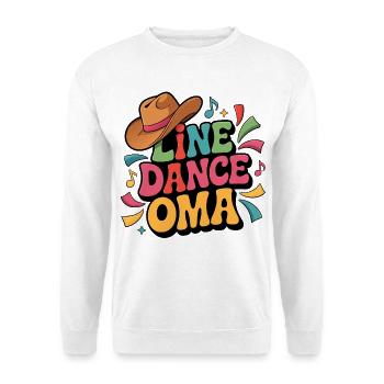 Grand-mère de la danse en ligne - Sweat-shirt Unisexe - blanc - Devant