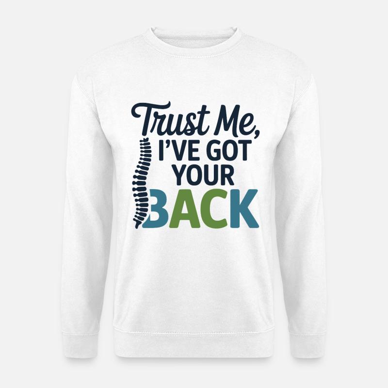 Licensed DC Professional Spinal Alignment  - Unisex Sweatshirt - white