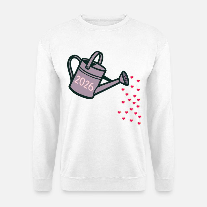 Liebe Verschenken - Herz 2026 - Unisex Pullover - Weiß