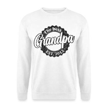 The Best Grandpa since 2013 - Unisex Pullover - Weiß - Vorne