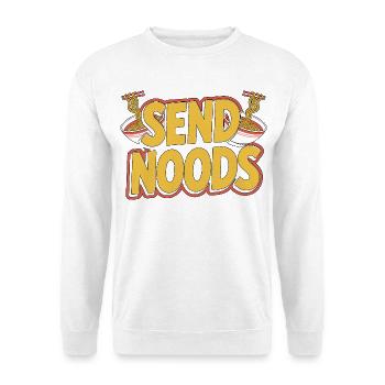 Ramen Send Noods Loves Japanese Food Ramen Chef - Unisex Pullover - Weiß - Vorne