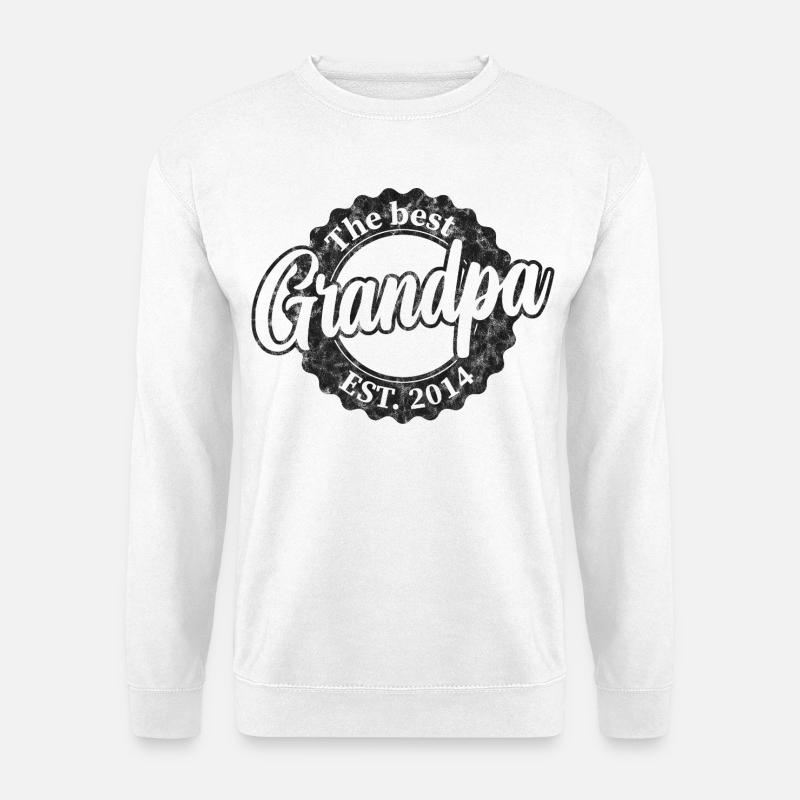 The Best Grandpa since 2014 - Unisex Pullover - Weiß