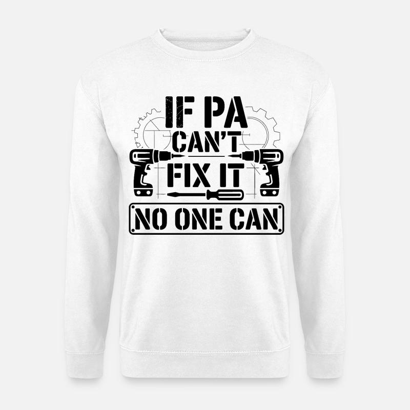 Nachtstille Kontur - Unisex Pullover - Weiß