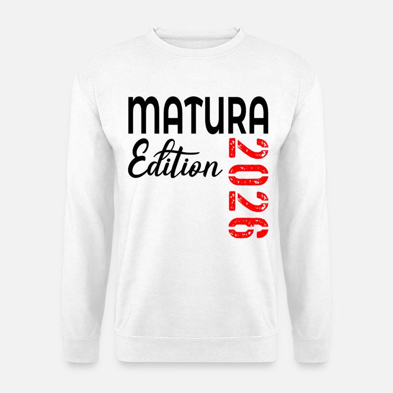MATURA 2026 MATURITÄT - Unisex Pullover - Weiß