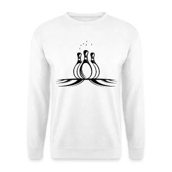 Match nul au bowling - Sweat-shirt Unisexe - blanc - Devant