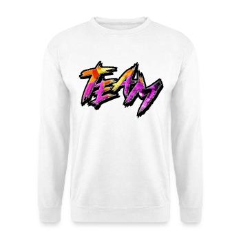 Team - Unisex Pullover - Weiß - Vorne