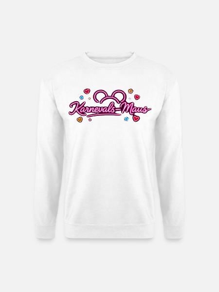 KarnevalsMaus Fastnacht Fasching Outfit Niedlich - Unisex Pullover - Weiß