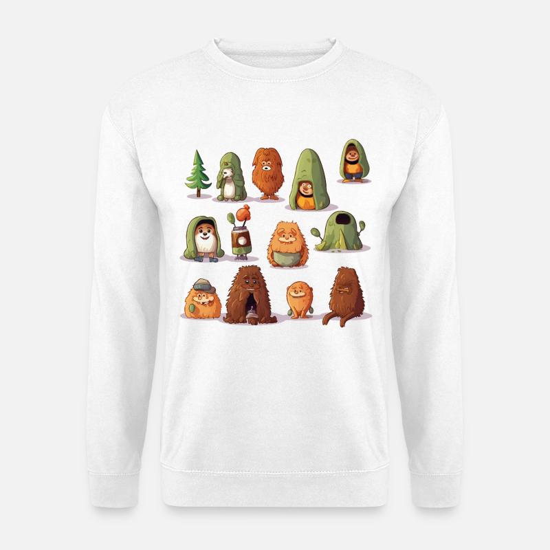 WaldYeti Kuschelwelten - Unisex Pullover - Weiß