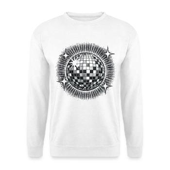 Disco Ball Party Retro années 70 Cadeau drôle - Sweat-shirt Unisexe - blanc - Devant