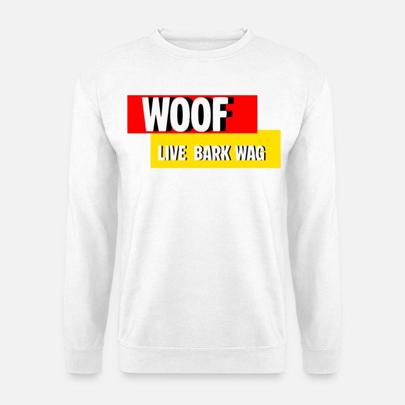Wuff - Unisex Pullover - Weiß