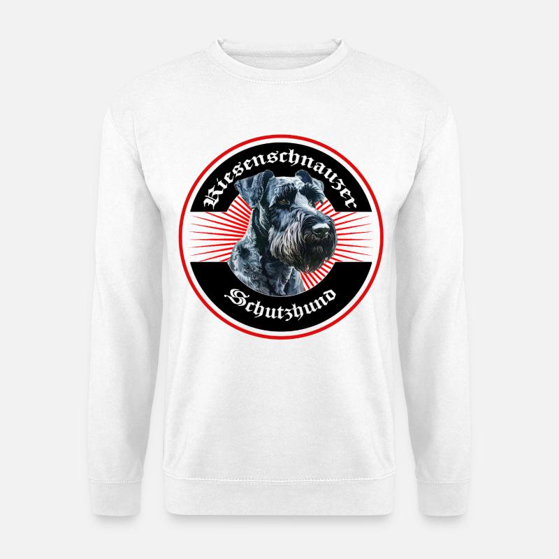 Riesenschnauzer Design - Unisex Pullover - Weiß