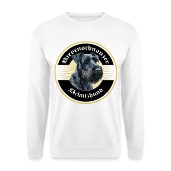 Riesenschnauzer Schutzhund IGP Motiv Gold - Unisex Pullover - Weiß - Vorne