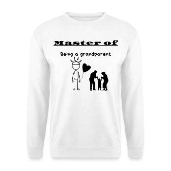 Master of Being a grandparent - Unisex Sweatshirt - white - Front