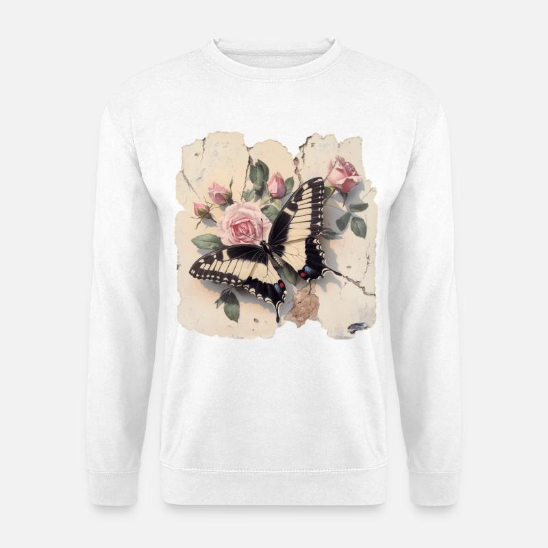 Butterfly - Unisex Sweatshirt - white