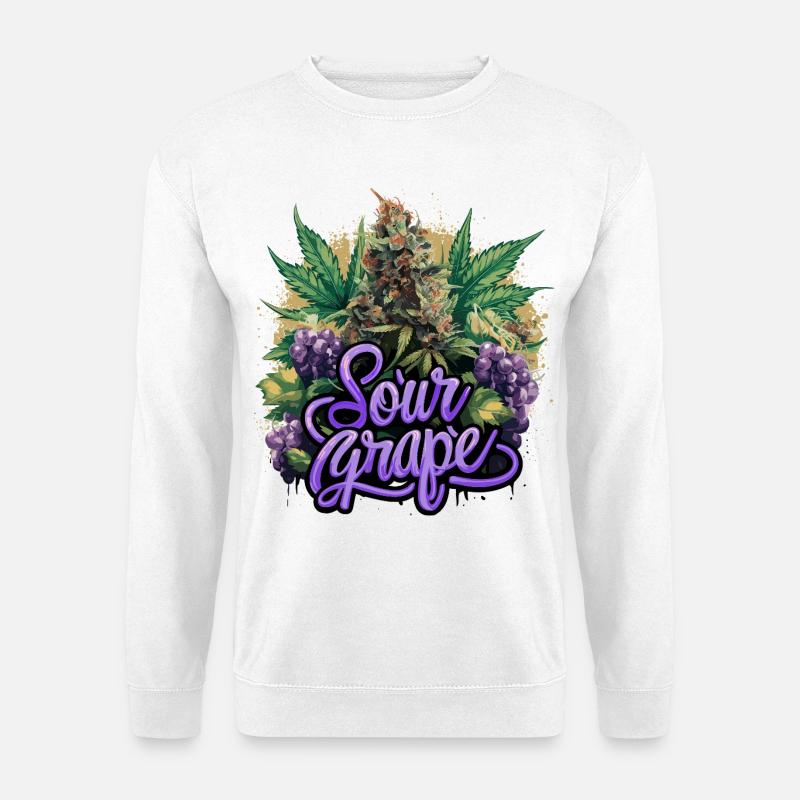 Sour Grape - Unisex Sweatshirt - white
