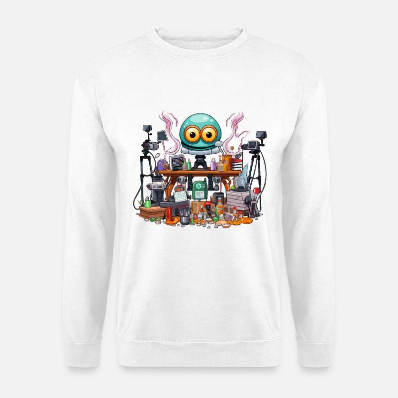 Creative Gadget Workshop Alien - Unisex Sweatshirt - white