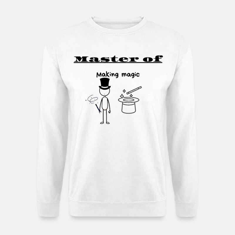 Master of Making magic - Unisex Sweatshirt - white