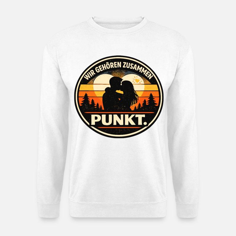 Wir gehören zusammen - Unisex Pullover - Weiß
