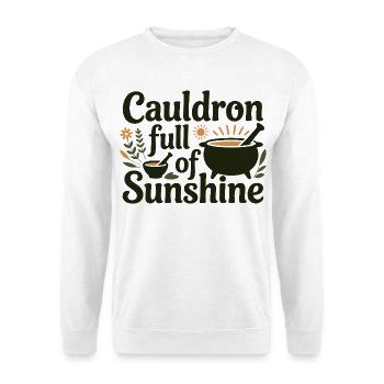 Herbalist Cauldron Full Of Sunshine Professional  - Unisex Sweatshirt - white - Front