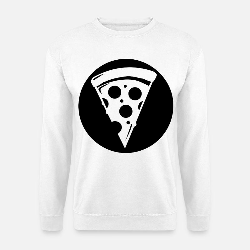 Pizza slice - Unisex Sweatshirt - white