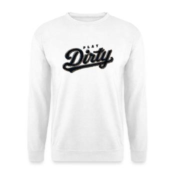 Play Dirty Retro - Unisex Pullover - Weiß - Vorne