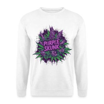 Purple Skunk - Unisex Pullover - Weiß - Vorne