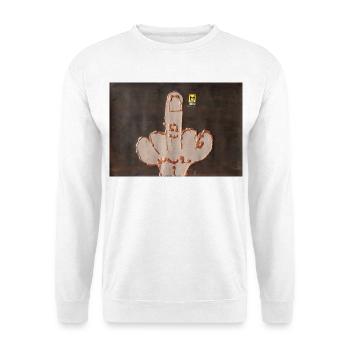 (ma) couronne - Sweat-shirt Unisexe - blanc - Devant
