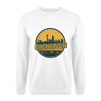 Art vintage de la Skyline de la ville d’Eindhoven - Sweat-shirt Unisexe - blanc - Devant
