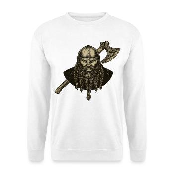 Légende viking viking marin Odin Raven Fighter - Sweat-shirt Unisexe - blanc - Devant