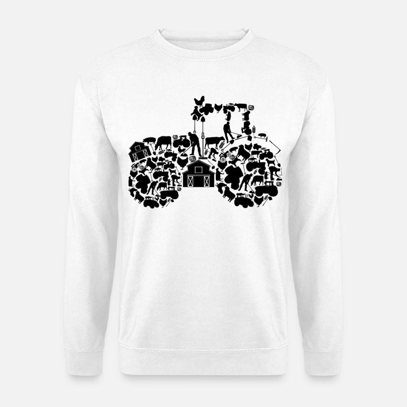 Traktor - Unisex Pullover - Weiß