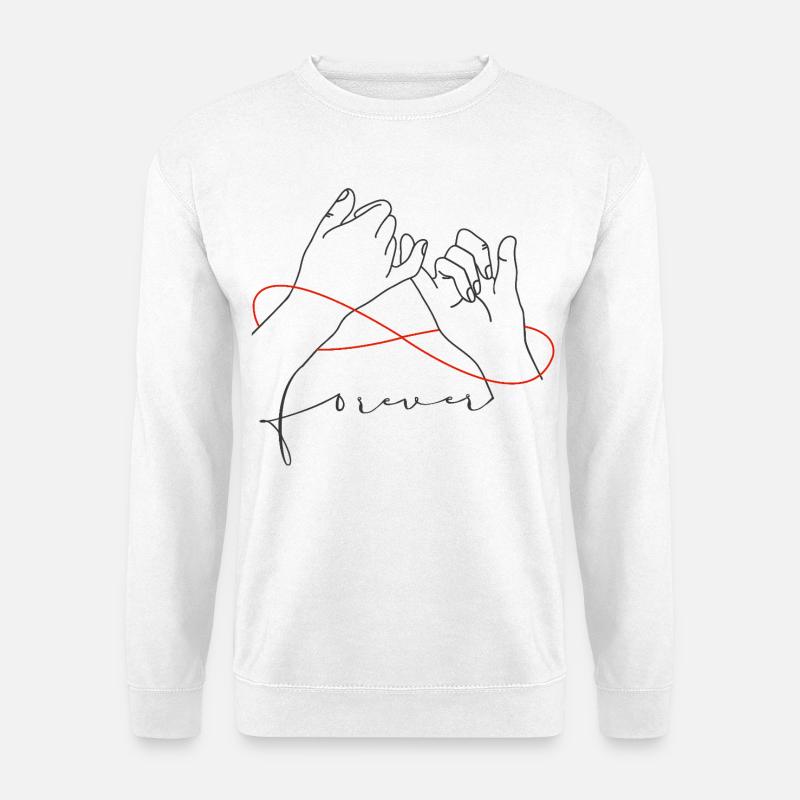 Forever Pinky Promise - Unisex Pullover - Weiß
