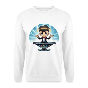 Magier auf Portal der Juwelen - Unisex Pullover - Weiß - Vorne