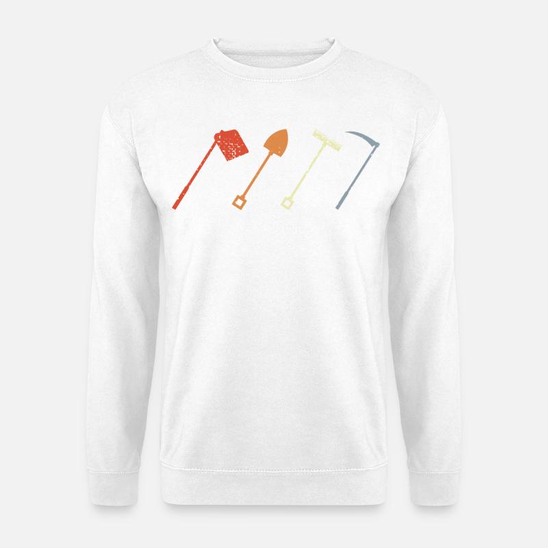 Bauern Werkzeuge - Unisex Pullover - Weiß
