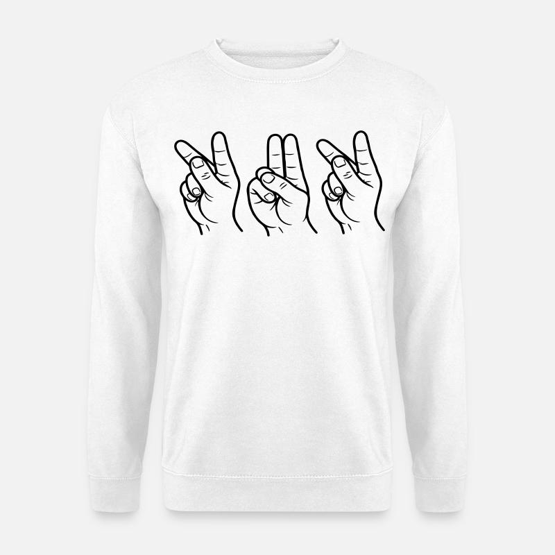 Ekivok-Zeichen - Unisex Pullover - Weiß