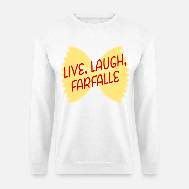 Farfalle Pasta Food - Unisex Pullover - Weiß