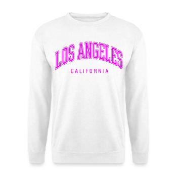 Lettrage Neon Arch Los Angeles - Sweat-shirt Unisexe - blanc - Devant