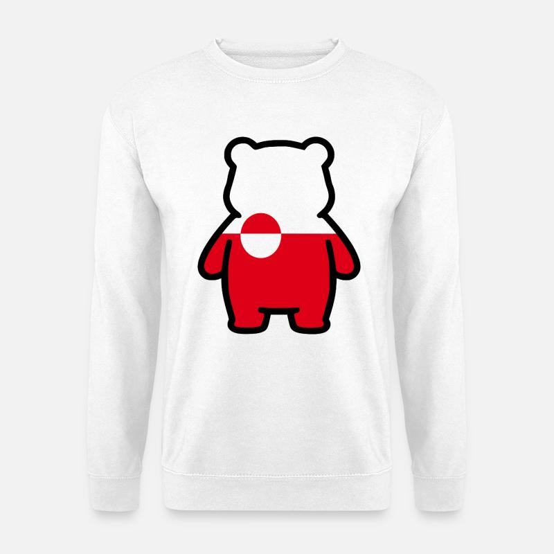 Eisbär Grönland - Unisex Pullover - Weiß