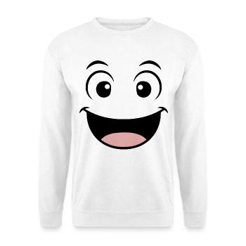 Bonne humeur - Sweat-shirt Unisexe - blanc - Devant