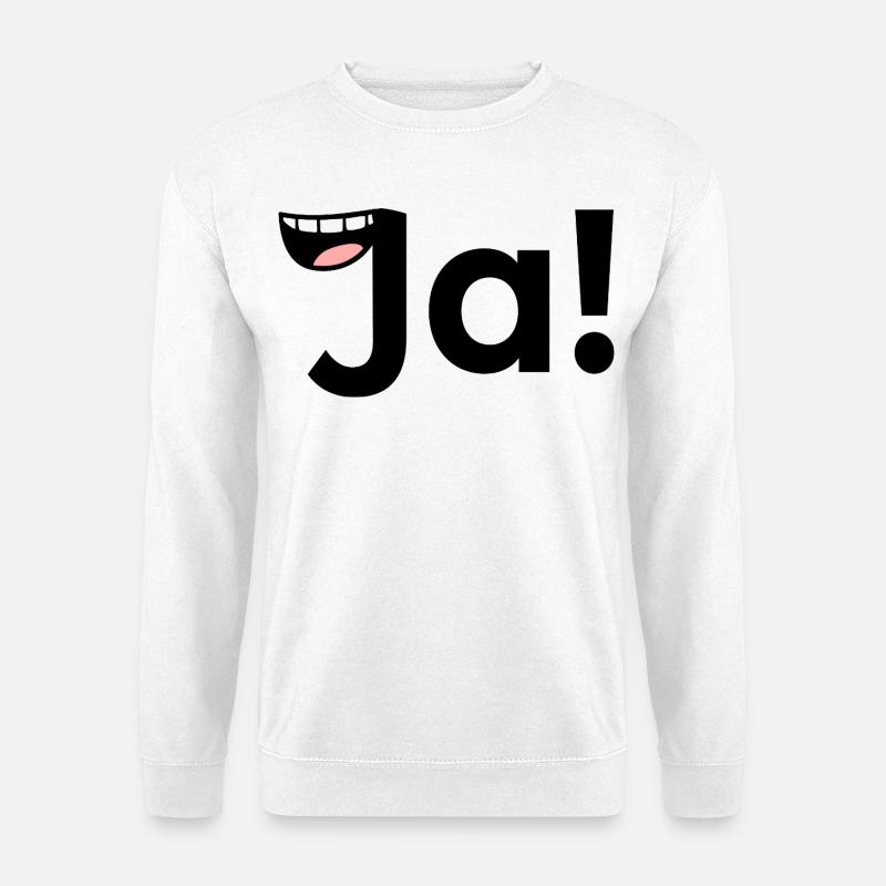 Positive Antwort JA - Unisex Pullover - Weiß