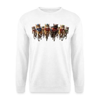 Vélo de route Vélo Vélo Sport Vélo VTT - Sweat-shirt Unisexe - blanc - Devant
