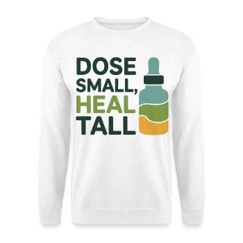 Homöopathie-Dosierung Small Heal Tall Professional - Unisex Pullover - Weiß - Vorne